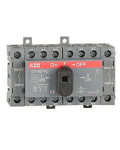 Przełącznik zasilania OT40F4C, (I-0-II) 4P 40A, bez wałka i rączki