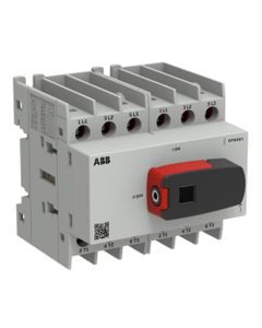 OT Plus - Rozłącznik izolacyjny OT63G1-6BS, 6P 63A, rozmiar G1, z pokrętłem, na szynę DIN/płytę
