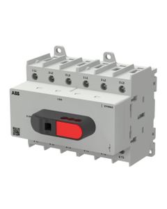 OT Plus - Rozłącznik izolacyjny OT80G2-6BS, 6P 80A, rozmiar G2, z pokrętłem, na szynę DIN/płytę