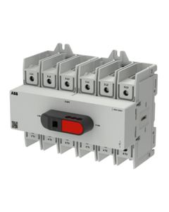 OTC Plus - Przełącznik zasilania OTC125G3-3BS, (I-0-II) 3P 125A, rozmiar G3, z rączką, montaż na szynie DIN lub płycie...
