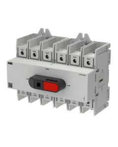 OTC Plus - Przełącznik zasilania OTC160G3-3BS, (I-0-II) 3P 160A, rozmiar G3, z rączką, montaż na szynie DIN lub płycie...