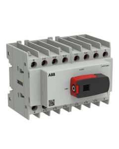 OTC Plus - Przełącznik zasilania OTC16G1-4BS, (I-0-II) 4P 16A, rozmiar G1, z rączką, montaż na szynie DIN lub płycie...