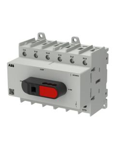 OTC Plus - Przełącznik zasilania OTC80G2-3BS, (I-0-II) 3P 80A, rozmiar G2, z rączką, montaż na szynie DIN lub płycie...