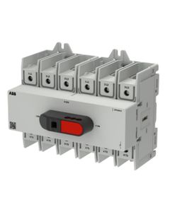OTC Plus - Przełącznik zasilania OTC80G3-3BS, (I-0-II) 3P 80A, rozmiar G3, z rączką, montaż na szynie DIN lub płycie...