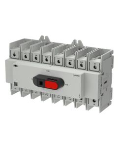 OTC Plus - Przełącznik zasilania OTC80G3-4BS, (I-0-II) 4P 80A, rozmiar G3, z rączką, montaż na szynie DIN lub płycie...