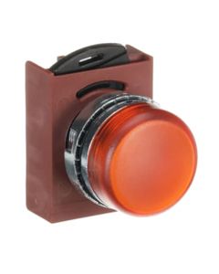 Lampka P9MLAD pomarańczowa, głowica z ramką montażową, bez źródła światła