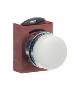 Lampka P9MLBD biała, głowica z ramką montażową, bez źródła światła