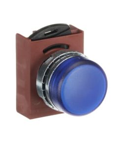 Lampka P9MLLD niebieska, głowica z ramką montażową, bez źródła światła