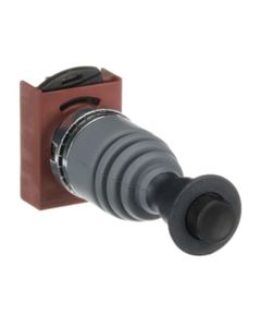 Manipulator (Joystick) P9MMB2FG, 2 pozycje stabilne, szara osłona silik., napęd z ramką (GE 184709)