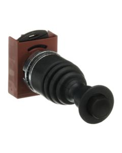 Manipulator (Joystick) P9MMB4TG, 4 pozycje chwilowe, szara osłona silik., napęd z ramką (GE 184744)