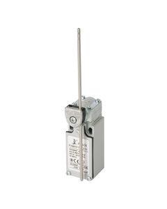 Łącznik krańcowy PAM1F71PZ11, 1NO+1NC migowe, pręt ze stali nierdzewnej fi 3, metal IP66, PG13.5