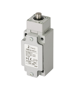 Łącznik krańcowy PBM1E11PZ11, 1NO+1NC migowe, popychacz stalowy, metal IP66, PG13.5