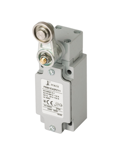Łącznik krańcowy PBM1E42PX12, 1NO+2NC wolne, dźwignia z rolką stalową fi 22, metal IP66, PG13.5