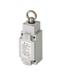 Łącznik krańcowy PBM1E99PW20, 2NO wolne, działanie przez pociągnięcie za pomocą pierścienia, metal IP66, PG13.5