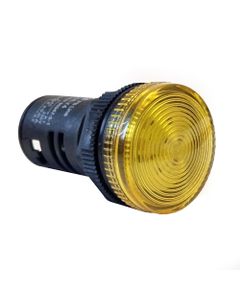 Lampka PBMLY4 żółta, LED 230V, monoblok
