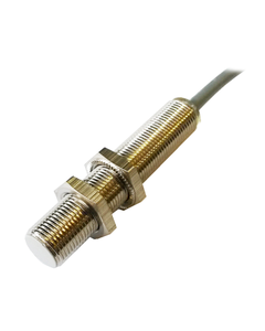 Czujnik indukcyjny PCIA4ZW-M12-60-2M, M12 Sn-4mm, 20-250V AC, 3-przewodowy NO, czoło wbudowane, kabel 2m, mosiądz nikl. ...