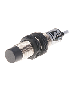 Czujnik indukcyjny PCIA8Z24V, M18 Sn-8mm, 24V AC, 3-przewodowy NO, czoło niewbudowane, kabel 2m, mosiądz nikl. L82mm