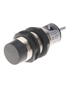 Czujnik indukcyjny PCID15RP, M30 Sn-15mm, 10-30V DC, PNP NC, czoło niewbudowane, 3-przew. kabel 2m, mosiądz nikl. L85mm...