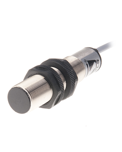 Czujnik indukcyjny PCID8RPW, M18 Sn-8mm, 10-30V DC, PNP NC, czoło wbudowane, 3-przew. kabel 2m, mosiądz nikl. L82mm