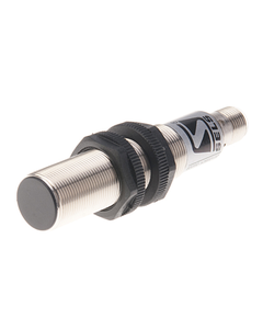 Czujnik indukcyjny PCID8ZNKW, M18 Sn-8mm, 10-30V DC, NPN NO, czoło wbudowane, 3-przew. konektor M12, mosiądz nikl. L91mm...