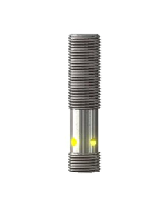 Czujnik indukcyjny PCID8ZPKW-M12-50-M12, M12 Sn-8mm, 10-30V DC, PNP NO, czoło wbudowane, 3-przew. konektor M12, mosiądz ...