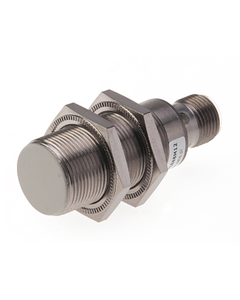 Czujnik indukcyjny PCID8ZPKW, M18 Sn-8mm, 10-30V DC, PNP NO, czoło wbudowane, 3-przew. konektor M12, mosiądz nikl. L91mm...