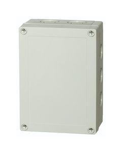 Obudowa MNX, PCM 150/75 G, 180x130x75, poliwęglan IP66/67, pokrywa szara, z przetłoczeniami dla dławnic metrycznych
