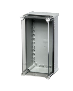 Obudowa SOLID, PC 3819 18 T, 378x188x180, poliwęglan, IP67, pokrywa przezroczysta