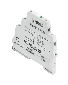 Przekaźnik interfejsowy PI6-1P-230VAC/DC-10, 1P 6A, ster. 230V AC/DC, styki AgSnO2, z filtrem, długie linie