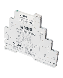 Przekaźnik interfejsowy PIR6W-1PS-24VAC/DC-R, 1P 6A, ster. 24V AC/DC, styki AgSnO2, zaciski śrubowe