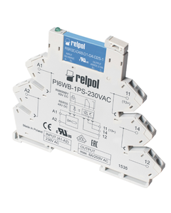 Przekaźnik interfejsowy PIR6WB-1PS-230VAC/DC-O, 1Z 2A, ster. 230V AC/DC, SSR wyjście 24V DC, zaciski sprężynowe