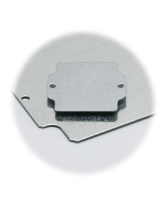 Płyta montażowa PM 1626, 146x244mm, stal ocynkowana, do obudowy poliestrowej Euronord P