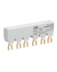 Trójfazowa szyna zbiorcza PS1-2-0-65, 65A do dwóch wyłączników MS116, MS132