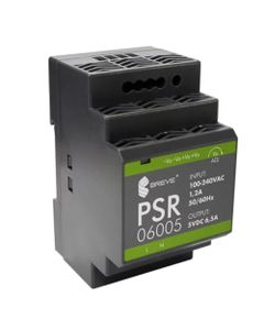 Zasilacz impulsowy PSR 06005, 32.5W, 5V DC 6.5A, zasil. 85-264V AC, ob. modułowa