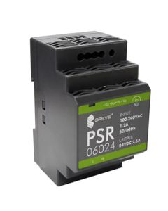 Zasilacz impulsowy PSR 06024, 60W, 24V DC 2.5A, zasil. 85-264V AC, ob. modułowa
