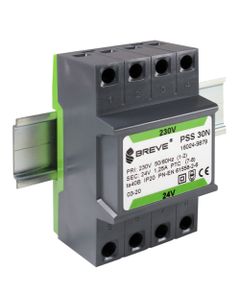 Transformator PSS 30N 230/24V, 30VA, na szynę DIN, ob. modułowa