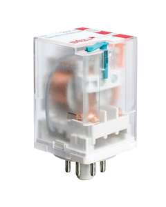 Przekaźnik R15-2012-23-1012-WTLD, 2P 10A, cewka 12V DC, dioda LED, dioda tłumiąca