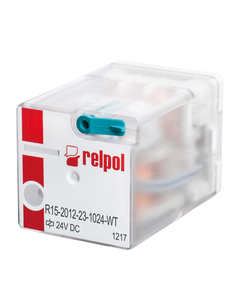 Przekaźnik R15-2012-23-1024-WT, 2P 10A, cewka 24V DC,