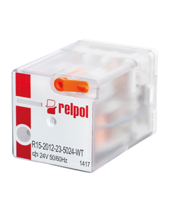 Przekaźnik R15-2012-23-5024-WT, 2P 10A, cewka 24V AC,