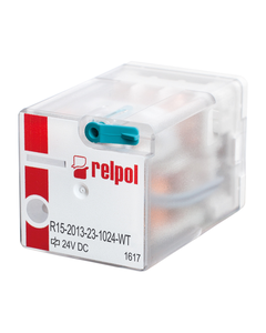 Przekaźnik R15-2013-23-1024-WTLD, 3P 10A, cewka 24V DC, dioda LED, dioda tłumiąca