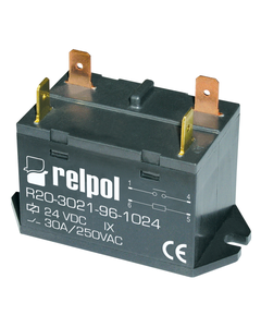 Przekaźnik R20-3022-96-5024, 2Z 25A, cewka 24V AC, podł. konektor 6.3x0.8mm
