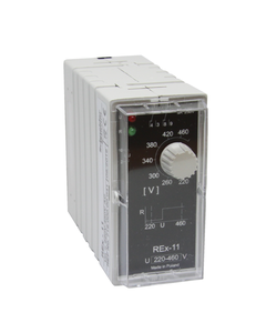 Przekaźnik pomiarowy napięciowy REx-11 15-30V AC/DC, 2P 5A, nad- lub podnapięciowy