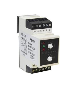 Przekaźnik pomiarowy napięciowy REx-30 15-30V AC/DC, 2P 5A, nad- i podnapięciowy, na szynę DIN