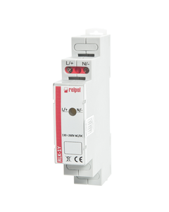 Lampka kontrolna RLK-1Y, 1-fazowa, żółty LED, zasilanie 130-260V AC/DC