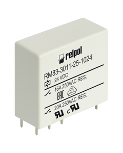 Przekaźnik RM83-3011-25-1012, 1P  16A, cewka 12V DC, styki AgSnO2