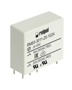 Przekaźnik RM83-3021-25-1024, 1Z 16A, cewka 24V  DC, styki AgSnO2