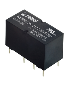 Przekaźnik RSM822N-2112-85-S024, 2P 3A, cewka czuła 24V DC, styki AgNi/Au