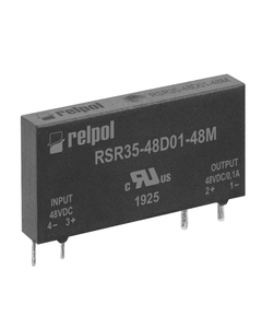 Przekaźnik półprzewodnikowy miniaturowy RSR35-48D01-48M, 0.1A wyj. 3-58V DC, ster. 48V DC, do druku