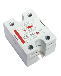 Przekaźnik półprzewodnikowy RSR52-48A10, 10A wyj. 48-530V AC, ster. 90-280V AC, zał. w zerze