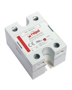 Przekaźnik półprzewodnikowy RSR52-60A25, 25A wyj. 48-660V AC, ster. 90-280V AC, zał. w zerze